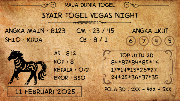 Prediksi Vegas Night